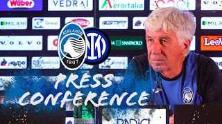 11ª SerieATIM  AtalantaInter  La conferenza stampa di Gian Piero Gasperini [upl. by Ainolopa]