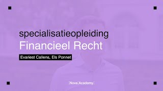 Specialisatieopleiding Financieel Recht [upl. by Selima156]