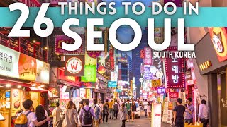 Best Things To Do in Seoul South Korea 2024 4K [upl. by Aryhs932]