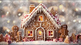 Snow Christmas Music and the Enchanting Gingerbread House [upl. by Omolhs]