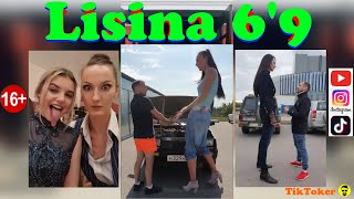 Ekaterina Lisina 69205cm Tik Tok  lisina15 TALLEST SUPERMODEL [upl. by Emelyne449]