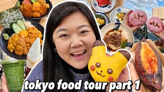 What to Eat in TOKYO Japan Food Tour Part 1 2024 [upl. by Virgin574]