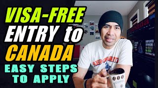 VISA FREE ENTRY TO CANADA  EASY STEPS TO APPLY By Soc Digital Media canada visafreetravel [upl. by Arim]