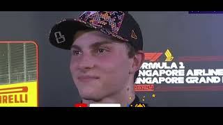 Oscar Piastri interview  Singapore Grand Prix [upl. by Antonia388]