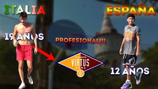 1vs1 contra un jugador profesional de una liga italiana de 19 años 🤯🤯 [upl. by Yenrab616]