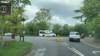 Chertsey Driving Test Centre Route [upl. by Pergrim]