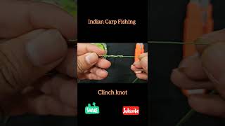 Clinch knot fishing fishingtips [upl. by Arreic107]