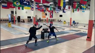 Epee lesson with Michel Sicard 20190821 [upl. by Nosro285]