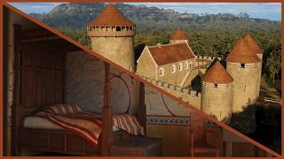 Guedelon Castle Interiors Remade in Unreal Engine 5 [upl. by Patrice]