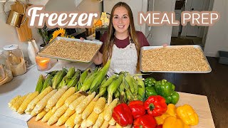 EASY MONTHLY FREEZER MEAL PREP RECIPES COOK WITH ME LARGE FAMILY MEALS [upl. by Melentha]