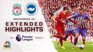 Liverpool v Brighton  PREMIER LEAGUE HIGHLIGHTS  3312024  NBC Sports [upl. by Linehan367]