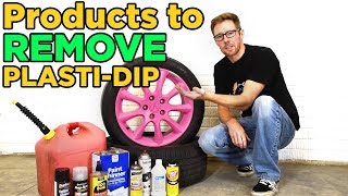 PlastiDip Removal Test with 9 Different Products [upl. by Liartnod67]