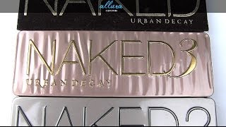 Urban Decay Naked 3 Palette Live Comparison Swatches amp Review [upl. by Desiree]