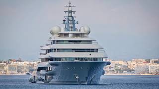 FLYING FOX Yacht • Lurssen • 2019 • Owner Jeff Bezos  • Most Expensive Charter Yacht [upl. by Anaitsirc]