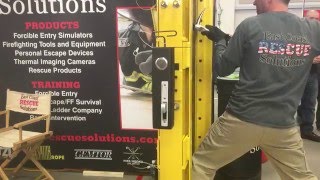 East Coast Rescue Solutions Forcible Entry on inward swinging door [upl. by Hukill]