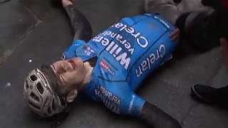 Wout van Aert Strade Bianche 2018 finish [upl. by Annamarie]