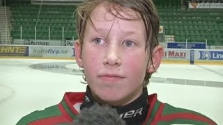 Melvin 12 år quotAlla vill bli NHLproffsquot [upl. by Terri]