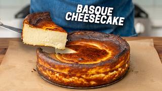 Burnt Basque Cheesecake Easier and Better Than New York Style [upl. by Hull401]