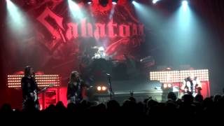 SABATON  Resist And BiteUprising  PARIS L e Bataclan  Jan 14 2015 [upl. by Hepsoj200]