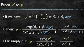 Video 8 Logistic Regression  Interpretation of Coefficients and Forecasting [upl. by Yrolam]