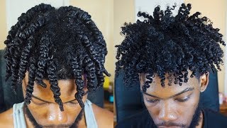 Easy Twist Out Men pt 2 Two Strand Twist amp Twist Out For Men [upl. by Enilrahc969]