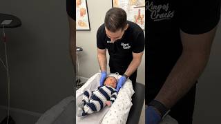 NEWBORN BABY’S NECK IS STUCK Part 1 Lucas’ first ever chiropractic adjustment 🙌 [upl. by Ahsatin]