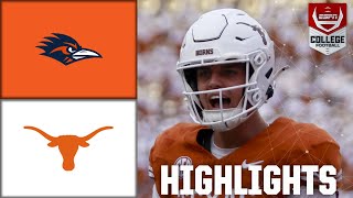 UTSA Roadrunners vs Texas Longhorns  Full Game Highlights  ESPN College Football [upl. by Akalam]