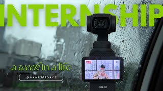 🌧️ rainy internship day  dji osmo pocket 3 unboxing  shoot test manifesto bgc cafe  MANP365Days [upl. by Mason244]