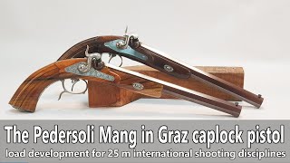 The Pedersoli Mang in Graz percussion pistol [upl. by Ranique]