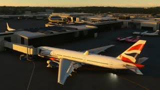 FS2020 British Airways Boeing 777200ER GEROGE TOWN  NASSAU BA252 [upl. by Airrat]