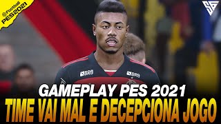 TIME VAI MAL E TROPECA DENTRO DE CASA PRA TORCIDA  GAMEPLAY PES 2021  60 FPS  SADAN GAMER  PC [upl. by Jephthah]