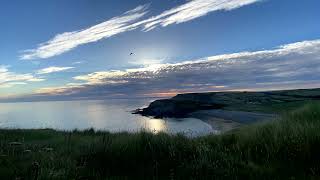 Gunwalloe Church Cove Beach  Gunwalloe  Stunning Cloudy Sky I [upl. by Enelrak]