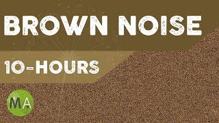 10Hours of Brown Noise for Sleep Relaxation Blocking out Distracting Noises Tinnitus [upl. by Nwahsed340]