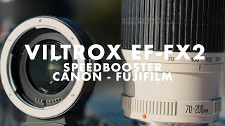 Viltrox EFFX2 Speedbooster Canon to Fujifilm adapter [upl. by Narmis]