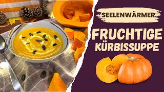 Kürbiscremesuppe mit Orange Möhre und Ingwer I Kochen mit dem Thermomix [upl. by Suivat]