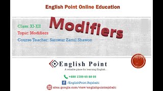 Modifiers  HSC 2020  English Grammar Lesson  English Point [upl. by Queen]