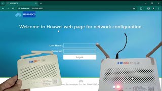 How to Configure Huawei epon wifi onu  FTTH Huawei ONU HS8145C5  Huawei ONU HS8145C5 configuration [upl. by Brook359]