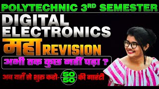 1 महा REVISION  Digital Electronics  Polytechnic 3rd Semester  All India Polytechnic astechnic [upl. by Coit702]