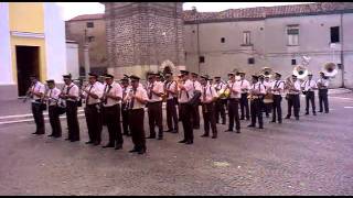 Banda quotCittà di Francavilla Fontanaquot a San Prisco CE di Gianfranco Santamaria  CUORE ABRUZZESE [upl. by Anrehs]