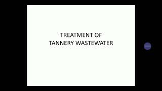 Tannery waste water treatment [upl. by Klemperer]