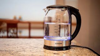 COSORI Borosilicate Glass Electric Kettle Review Is It Worth The Money 2024 [upl. by Hartmann]