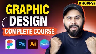 Graphic Design Full Course  Learn Graphic Design from Beginner to Advanced [upl. by Ortrud]