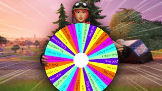 SPIN the WHEEL CHALLENGE in Fortnite battle royale │ft Itsfast [upl. by Ube]