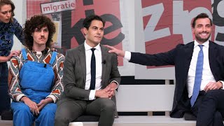 quotWat is nonbinairquot Baudet FVD CLASHT met Jetten D66 in debat over LHBTQI [upl. by Thetisa817]