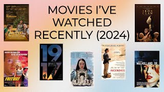 Movies I’ve Watched Recently 2024  Whispered ASMR [upl. by Chemar]