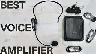 Wireless Voice Amplifier UNBOX amp REVIEW  Portable Bluetooth PA System With Wireless Microphone [upl. by Flor]