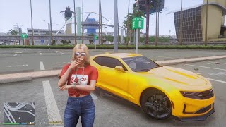 Gta 5 Lspdfr Playing As A BAD4SS Female Undercover Cop  Camaro City Patrol gta gta5 lspdfr [upl. by Masha]