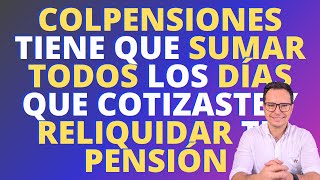 🔴SEMANAS DE COTIZACIÓN A PENSIÓN SE DEBEN CONTABILIZAR CON DÍAS CALENDARIO NO CON MESES DE 30 DÍAS🔴 [upl. by Corvin]