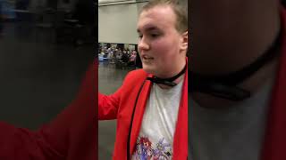 I finally Met Lizzie Freeman theamazingdigitalcircus LizzieFreeman SaComicCon youtubeshorts [upl. by Hadihahs]