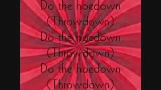 Hoedown Throwdown lyricsHannah Montana the Movie [upl. by Essie]